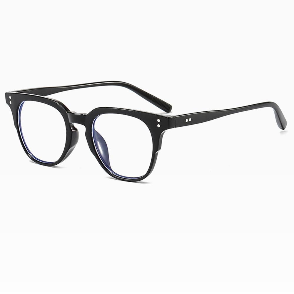Brown Flat-topped Round Vintage Literary Full-rim Progressive Multifocal Reading Glasses +0.75 To +4