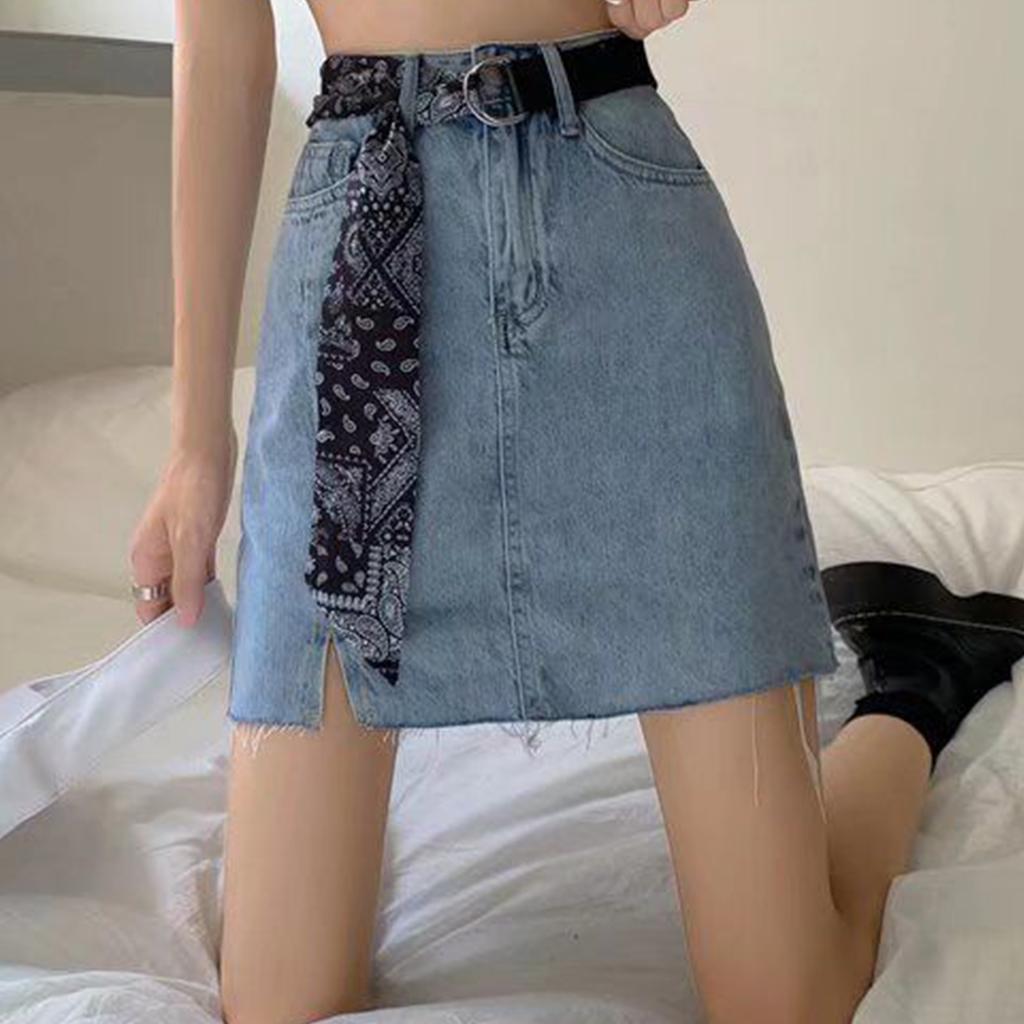 Verstellbarer Patchwork Seidenschal Gürtel Canvas Universalgürtel Hot Girls Damen Taillengürtel für Mantel Röcke Jeans Dekorativ