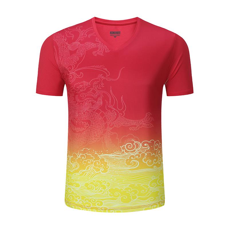 Unisex Quick-Drying Table Tennis & Badminton Training Shirt