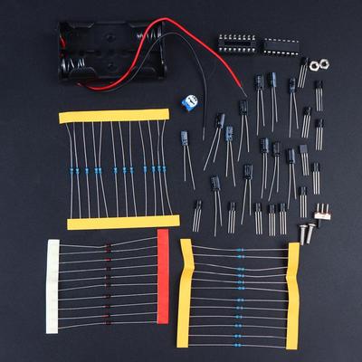 DIY LED Wasserfließlicht-Kit Ne555 Lötübung Elektronik-Projekt-Kit für Schüler DIY Schweißlernset