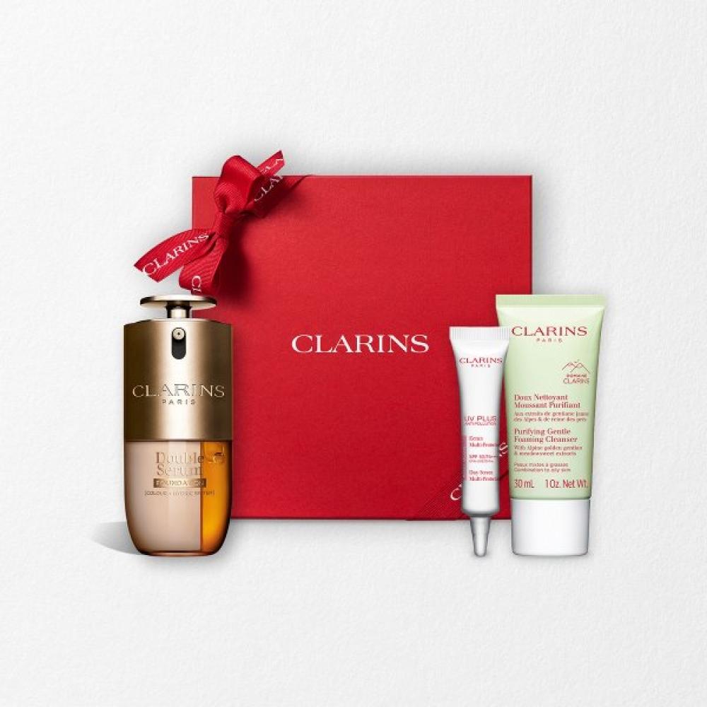 Clarins 30ml Double Serum Foundation Set  Choose 1 Of 5 Foundation L2W/Request a gift wrap