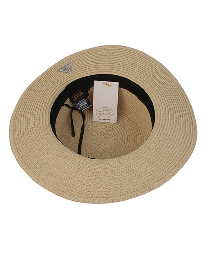 Yunibeosyeolkemiseuteuli Sweet Beige Flat Panama Hat Panama Hat