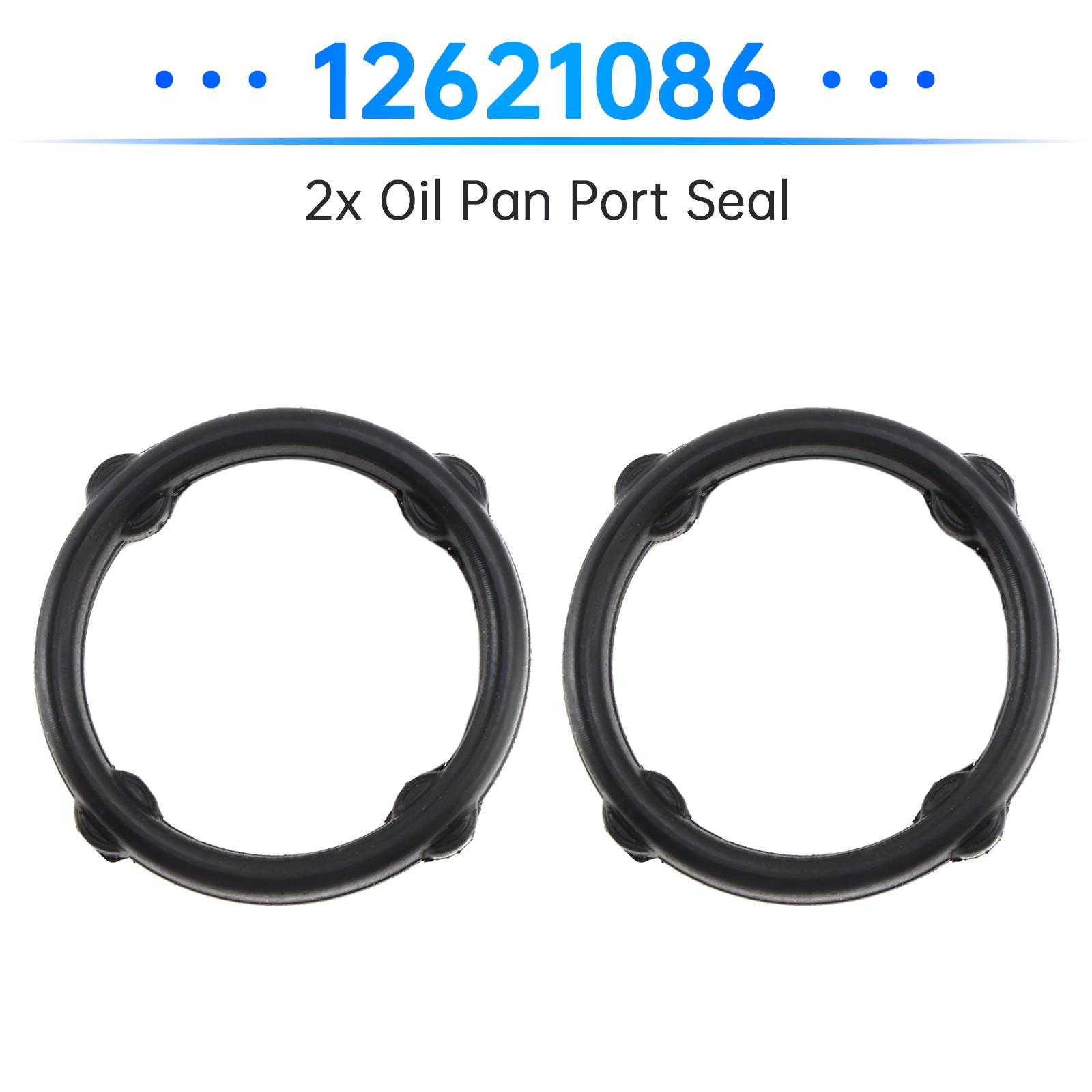 2x 12621086 Oil Pan Port Seals for GM LT1 LT4 L83 L86 L84 L87 L8T 2014+