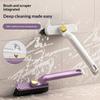 Rotatable V-Shaped Crevice Cleaning Brush Handheld Tile Floor Brush For Bathroom Kitchen Gap Toilet Corner Home Clean Tools