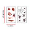 Lifelike Scar Spider Design Temporary Tattoos Tattoo Stickers Body Art Stickers Face Patch