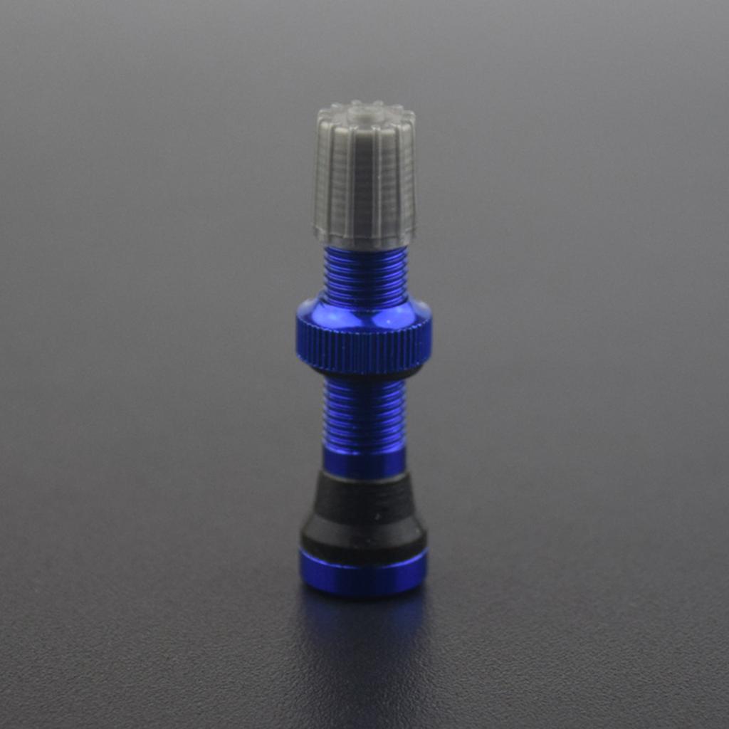 Leichte Vakuumventildüse mit Präzisionsgewinde aus Aluminiumlegierung für schlauchlose Fahrradreifen, Fahrradventilschaft