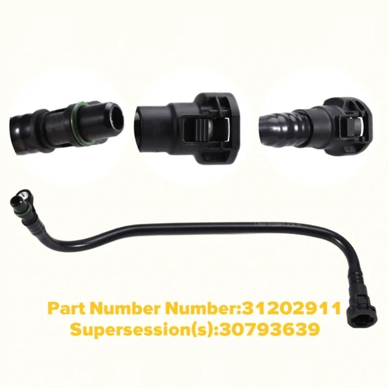 High Efficiency Transmission Fluid Hose Reinforced Rubber Transmission Cooling Hose Replaces 31202911 for 30 C70 C40