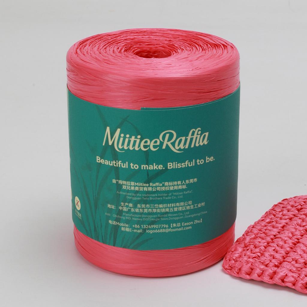 MT001-MT087 Natural Raffia Yarn For Wrapping Knit Wire Natural Color Matte Texture Raffia Paper Ribbons For Hat DIY Decoration