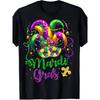 European Sizes Men'S Cool Feather Graphic T-Shirt Crew Neck, Vibrant Beads Print with Lettering, Soft Breathable Casual Shirt for Men