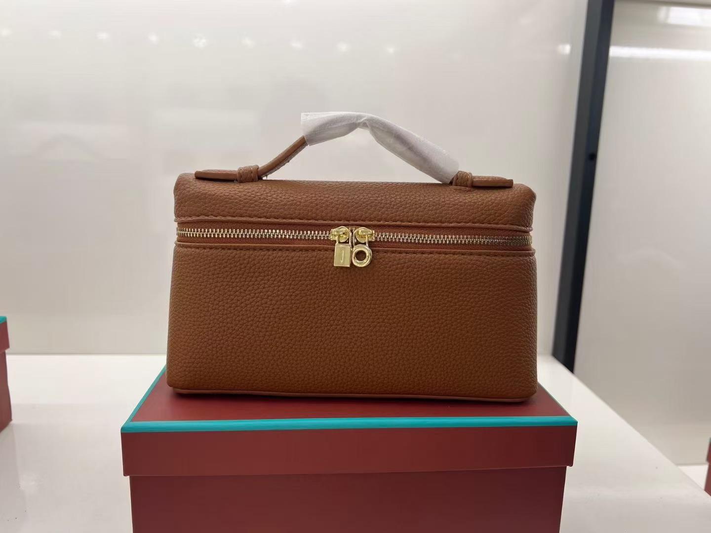 

Loro LP L19 Кожаная женская сумка-мессенджер и косметичка