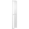 Magnetic Laundry Rack White, Approx. W6xD8.5xH46cm, Tower Series, with Hooks, 3623, Approx. 6x8.5x46cm
