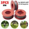 3 Stk. 8m Pro-Tap Spulenfaden F016800175 Pro-Tap Spulen Ersatz für BOSCH ART 23 26 30 Combitrim für BOSCH ART 23 26 Easytrim