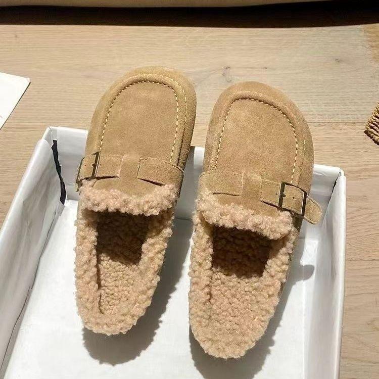 

Женские зимние слипоны Birkenstock размера 34 с мехом - новый стиль 2025 года с мягкой подошвой для комфорта большого пальца ноги и беременных женщин Size 40