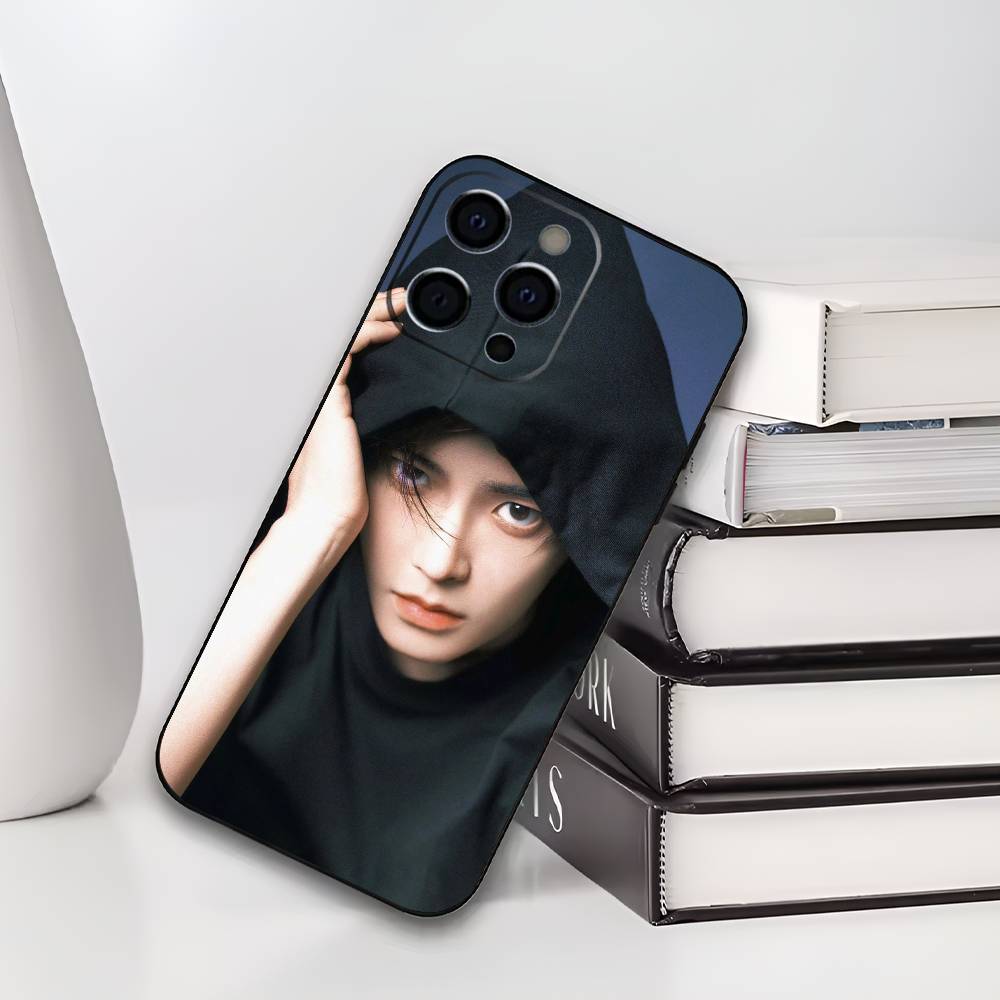 N-Neo Hou Minghao Handyhülle Für iPhone 17,16,15,14,13,12,11 Plus,Pro Max,XS,Weiche Silikon Schwarz Hülle