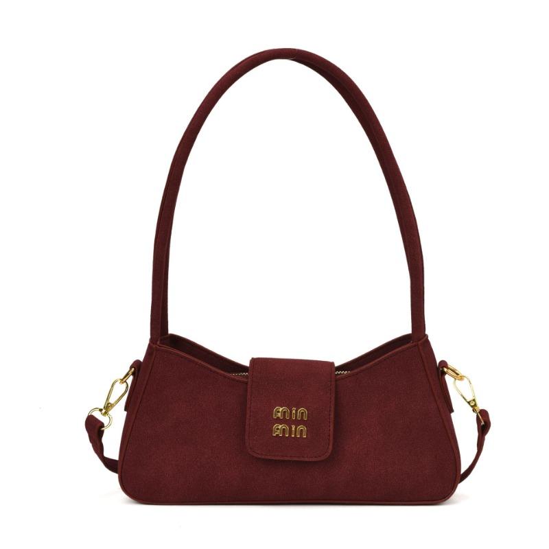New single shoulder handbag trendy fashion versatile autumn and winter retro underarm bag women