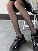 Women'S Sparkly Foil Print Galaxy Star Sheer Tights, 1 Pair Preppy Style Shiny Feminine Hosiery For Campus & Daily Outfits