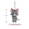Tom & Jerry Plush Toys: Cat Pendant & Mouse Keychain Charms for Kids