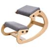 Ergonomischer Kniehocker, Hocker aus Holz zur Haltungskorrektur mit verstellbaren dicken Schaumstoffpolstern & Massivholzrahmen, Höhenverstellbar, Entlastung für Nacken oder Rücken