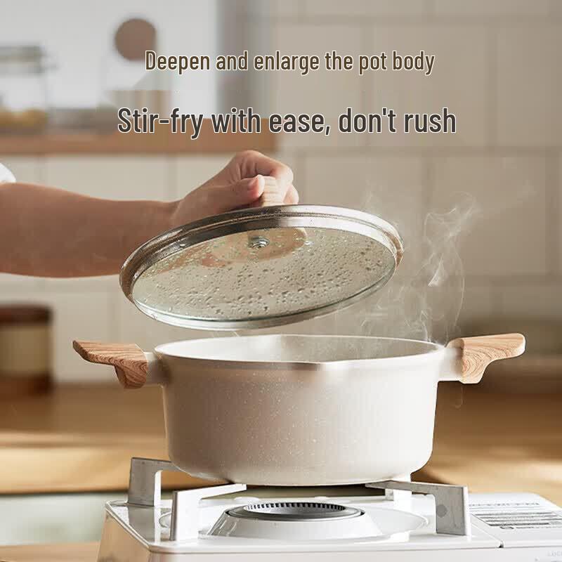 Supor Maifan Stone Non-Stick Pot with Steamer