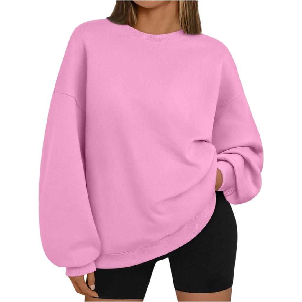 Women's Solid-color Fashionable Long-sleeved Top
