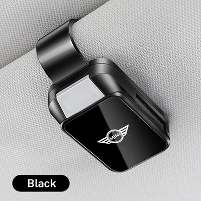 Fashion Car Sun Visor Glasses Clips Interior Eyeglasses Storage Holder For MINI One Cooper JCW Countryman Clubman Cabrio Paceman E4