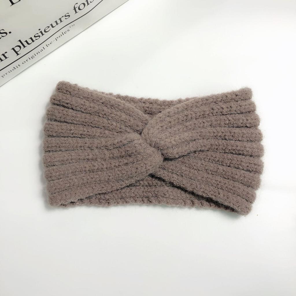 Winter Warm Headband for Women Woolen Knitting Headbands Wool Knitted Elastic Headband Headwear Girls Hair Band Hair Accessories