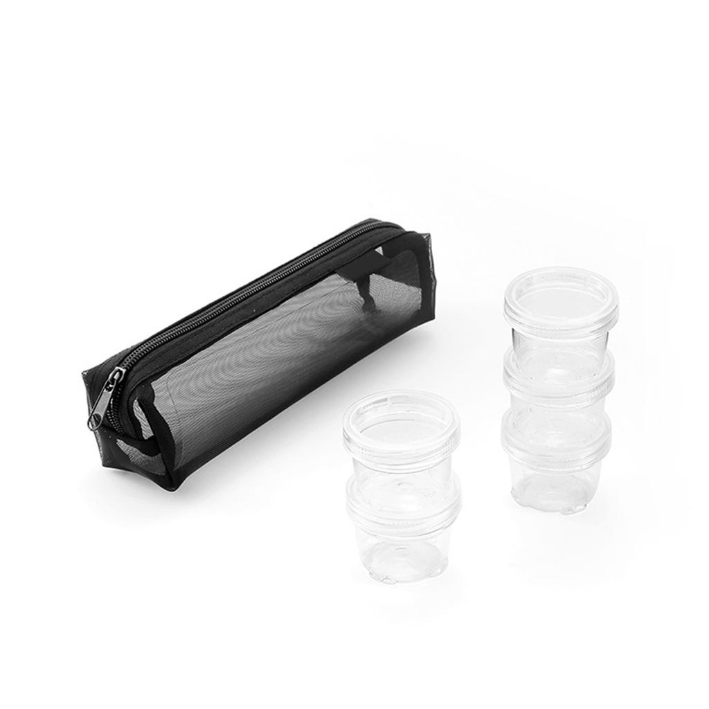 Outdoor Camping Seasoning Bottle Set Spliceable Portable Picnic Seasoning Containers Barbecue Seasoning Spices Sauces