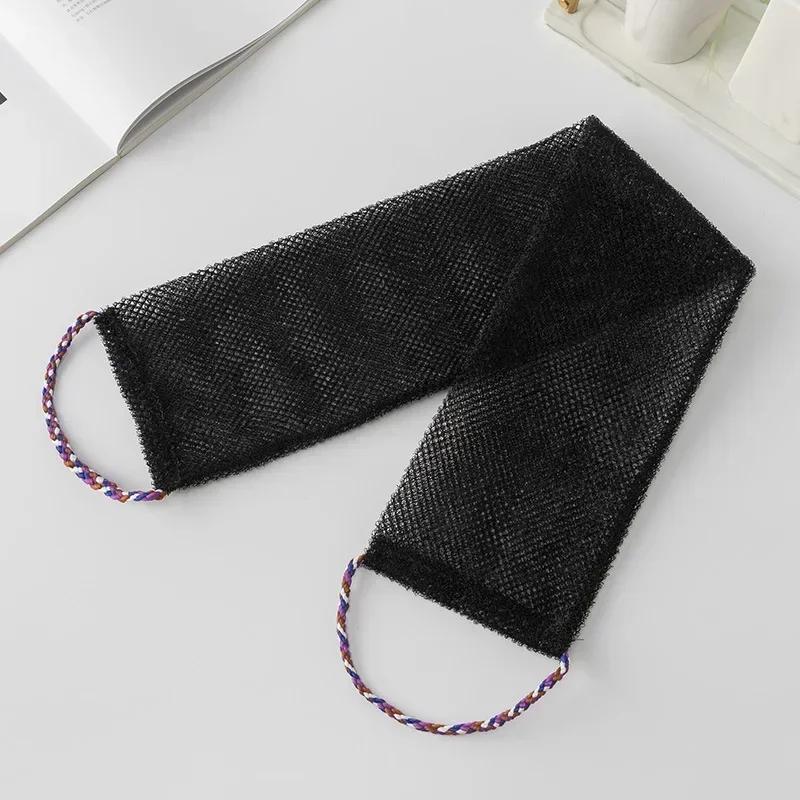 Stretchable Soap Towel Nylon Back Exfoliating Scrubber Shower Towel Reusable Bathing Cloth Body Cleaning Towel Bathroom Tools