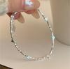 925 Silver Butterfly Bracelet for Girl Bead String Design Insect Fashion Versatile Jewelry Gift