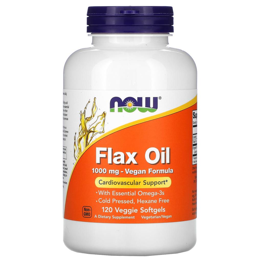 Flax Oil, 1,000Mg, 120 Veggie Softgels