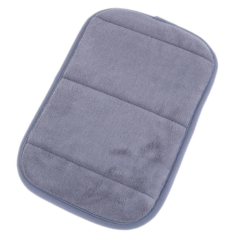 

1 шт. Ультра-память хлопковый коврик для клавиатуры, мягкий противоскользящий коврик для запястья и локтя серый