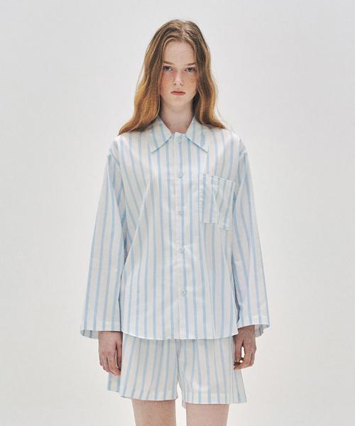 

[LETEDE PAULINE] Wrapping Waves Long Sleeve Top & Half Pants 022A [Shipped from Korea] 100% Authentic M