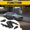 4PC Front Bumper Hold Bracket Plastic Retainer Support Beam for Altima 2013-2015