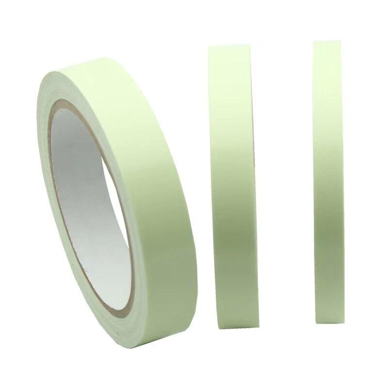 100X3cm Self Adhesive Green Luminous Tape Glow In The Dark Stickers Stage Decorative Fluorescent Tape Warning Stickers Fishing Tool