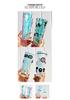 1L Disposable Rainbow Milk Tea Cup with Lid, 98mm Caliber, Colorful Laser Film Inner