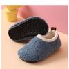 Plüsch Kinderbodensocken, Schuhe für Damen und Herren, Baby Anti-Rutsch-Sohle, Verdickte Herbst- und Winterbaumwollschuhe, Indoor-Hausbaumwollpantoffeln