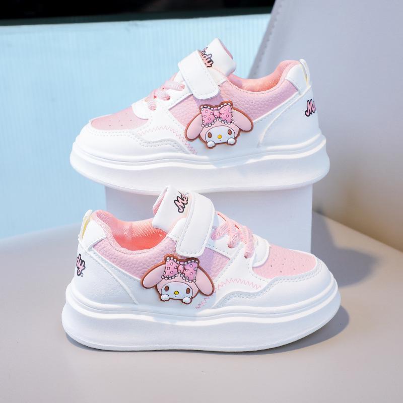 

Sanrio kuromi girls casual shoes board shoes new spring and autumn children soft sole breathable sports shoes girls students 37