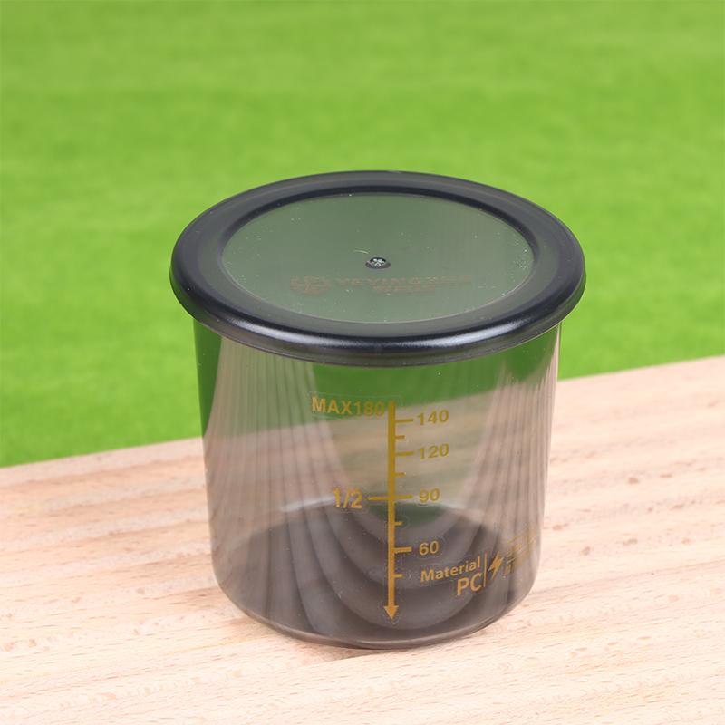 Fishing Bait Measuring Cup With Graduations, High Transparency, Shockproof, Thickened, Portable Fishing Tackle