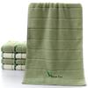 Soft Striped Green Tea Terry Towels for Adults Face Hand Towels Bathroom Camping Yoga Towel