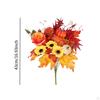 Herbst Künstlicher Blumenstrauß Herbstliches Blumengesteck Künstlich für Party