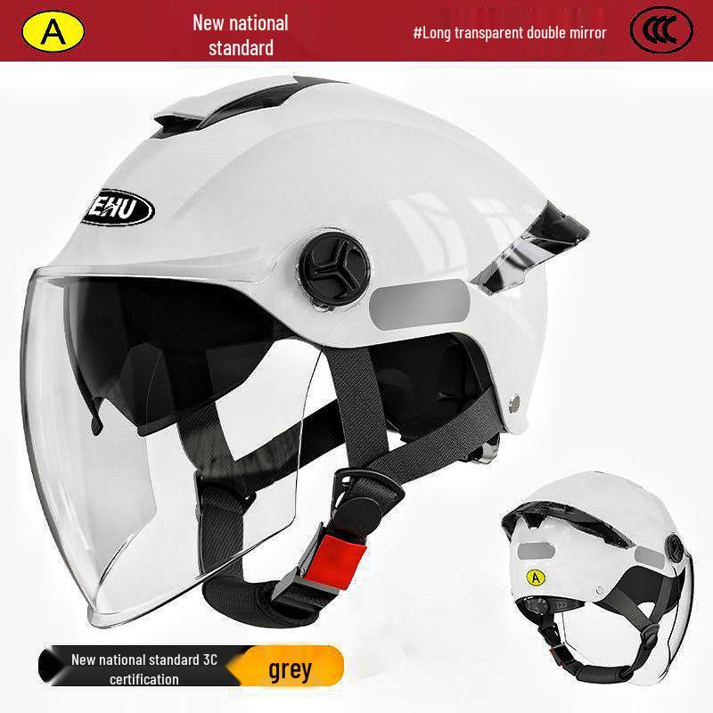 3C Certified Electric Vehicle Helmet, All-Season Half Helmet for Men and Women