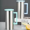 Large Capacity Water Pitcher Stainless Steel Tea Coffee Pot Thermal Drink Jug Metal Cup Alternative for Home Kitchen Office