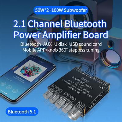 Ys-s100h 2.1 Channel Bluetooth-compatible 5.1 Audio Power Amplifier Board High Low Tone Subwoofer