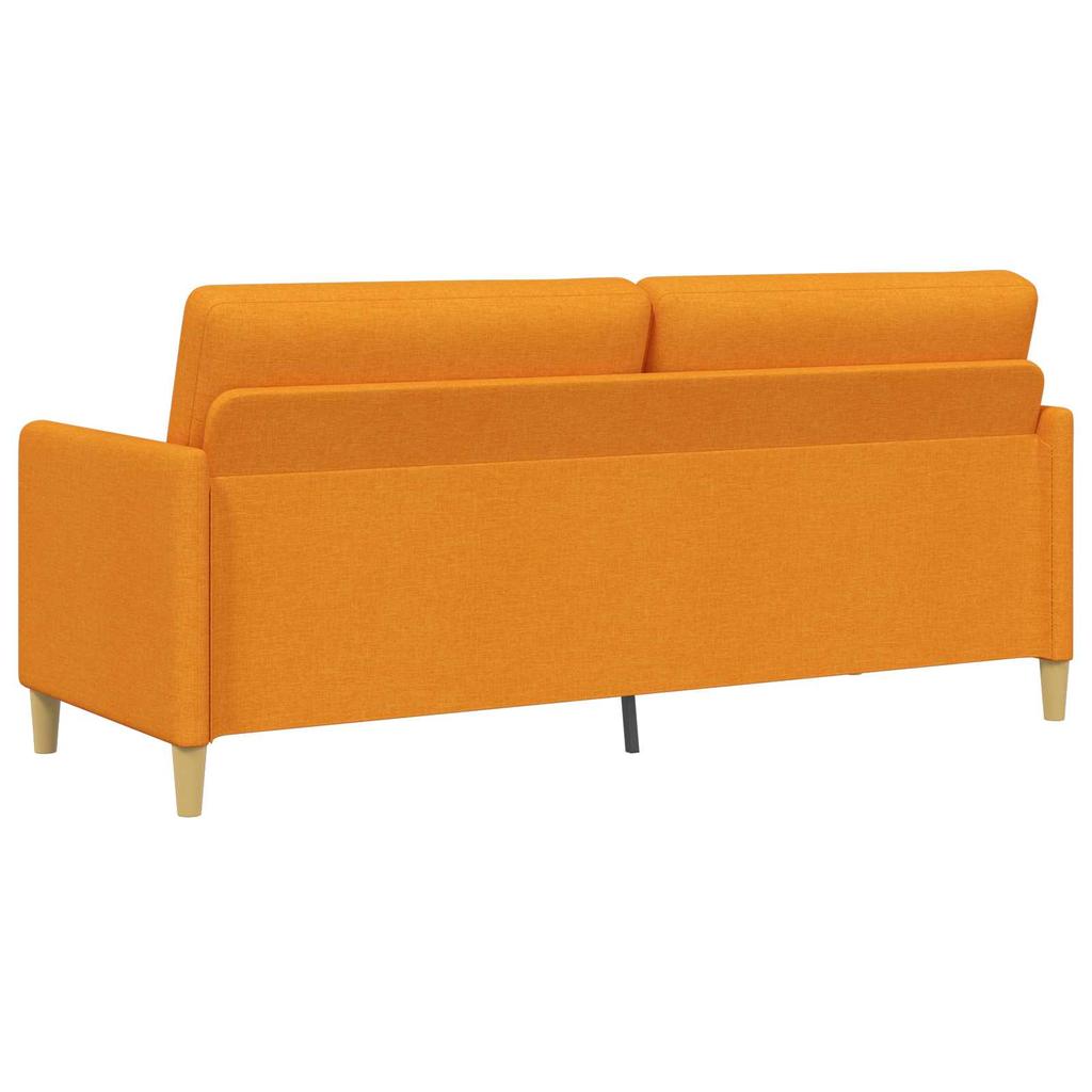 Storage Sofa In Dark Yellow 192 X 78 X 87 Cm Polyester