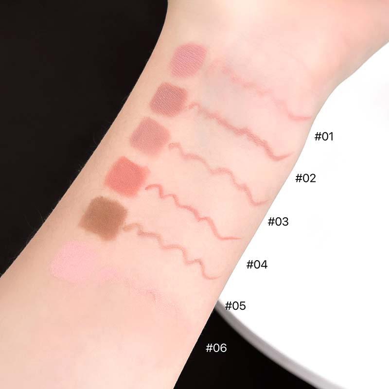 Cappuvini Double-Head Matte Lipstick Waterproof Velvet Nude Lip Liner Pencil Red Brown Pigment Lips Makeup Long Lasting Lip Tint