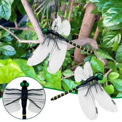 Simulation Dragonfly Insect Model Mosquito Repellent Outdoor Hanging Ornaments Simulation Dragonfly Animal Model For Garden Farm