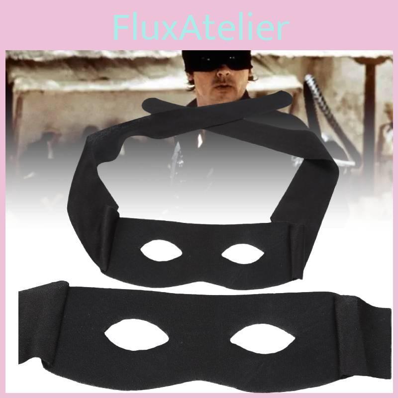 Zorro Black Halloween Eye Mask Blindfold Performance Props Supplies Cosplay