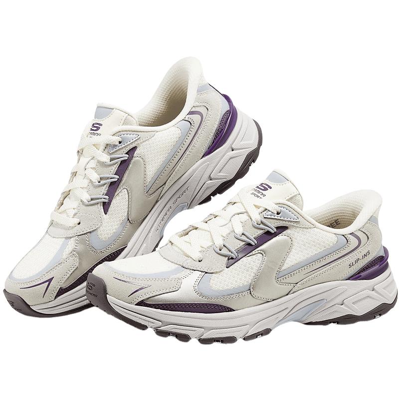 Skechers Women s Silver Wing Flash Retro Running Shoes 7