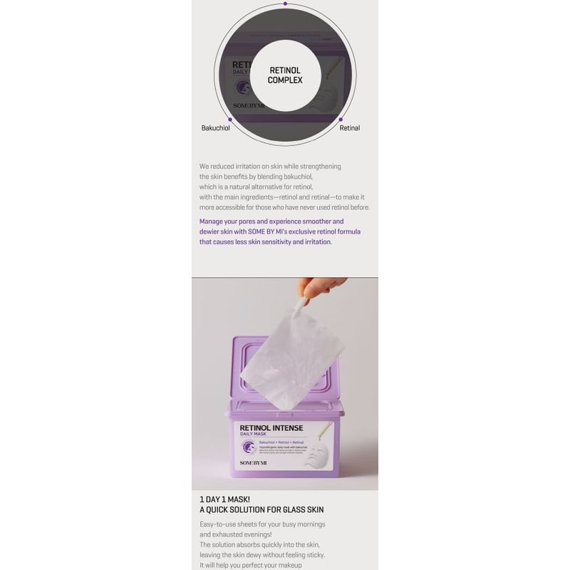 SOME BY MI Intensywna maska ​​na dzień z Retinolem