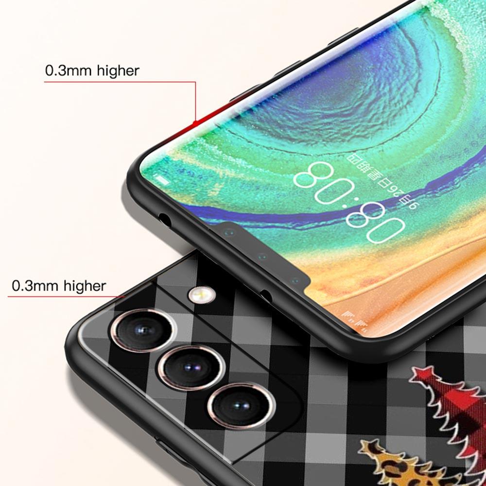 Merry Christmas Phone Case Cover for Samsung Galaxy S26 S25 S24 S23 S22 S20 S21 FE Ultra S25 Edge Plus 5G Soft TPU Shell Fundas